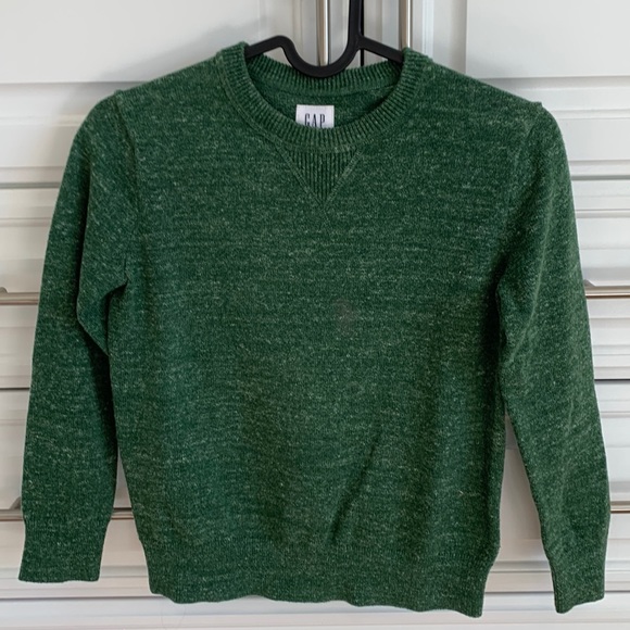 GAP kids green crewneck sweater Sz S - Picture 1 of 3